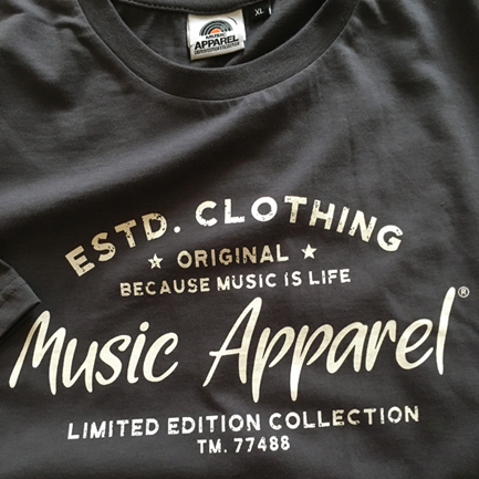 ESTD. Clothing MUSIC APPAREL - Limited Edition T-Shirt
